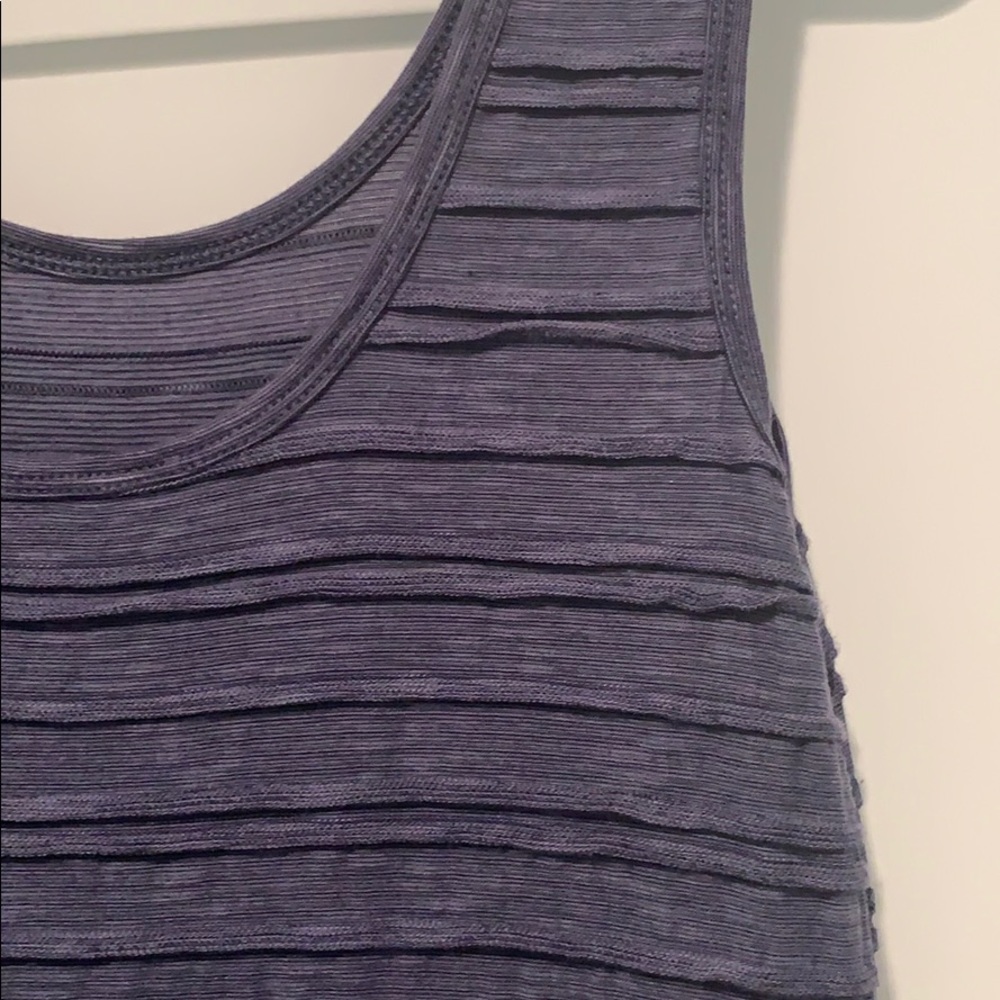 Toad & Co Textured Steel Blue Tank Dress